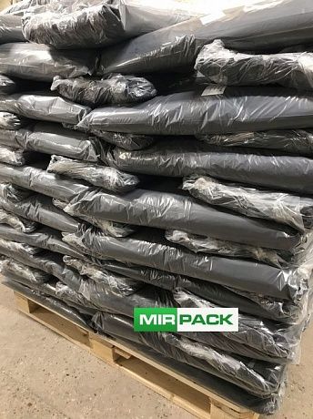 Мешки мусорные 480 литров, 50 мкм, ПВД черные - Вид 6